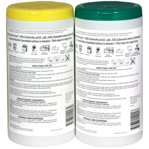 Solimo Disinfecting Wipes, Lemon Scent & Fresh Scent 75 Wipes Each (Pa